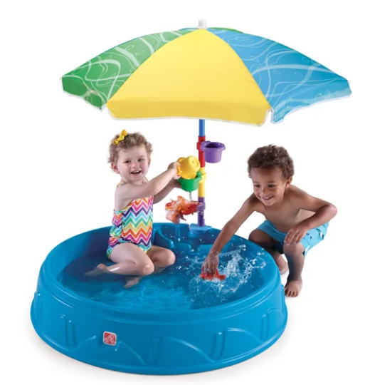 Бассейн для малышей с зонтом STEP2 (716099) Детские площадки